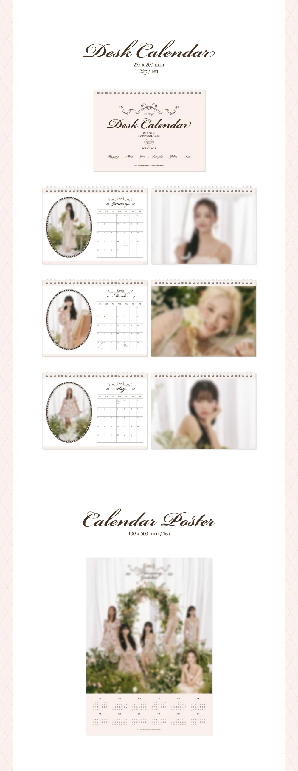 OH MY GIRL - 2024 SEASON’S GREETINGS [Blooming Galatea] - Image 3