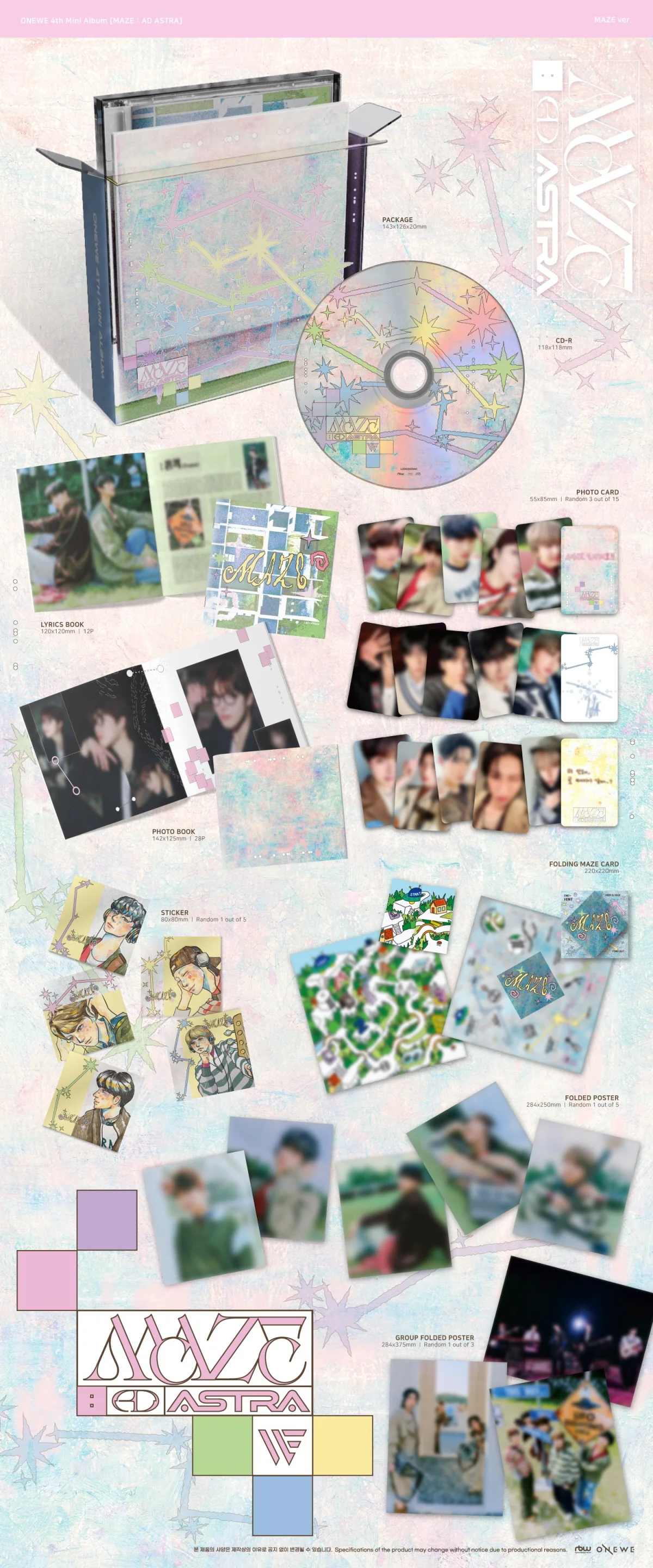 ONEWE - 4th Mini Album MAZE : AD ASTRA [MAZE ver.] - Image 2