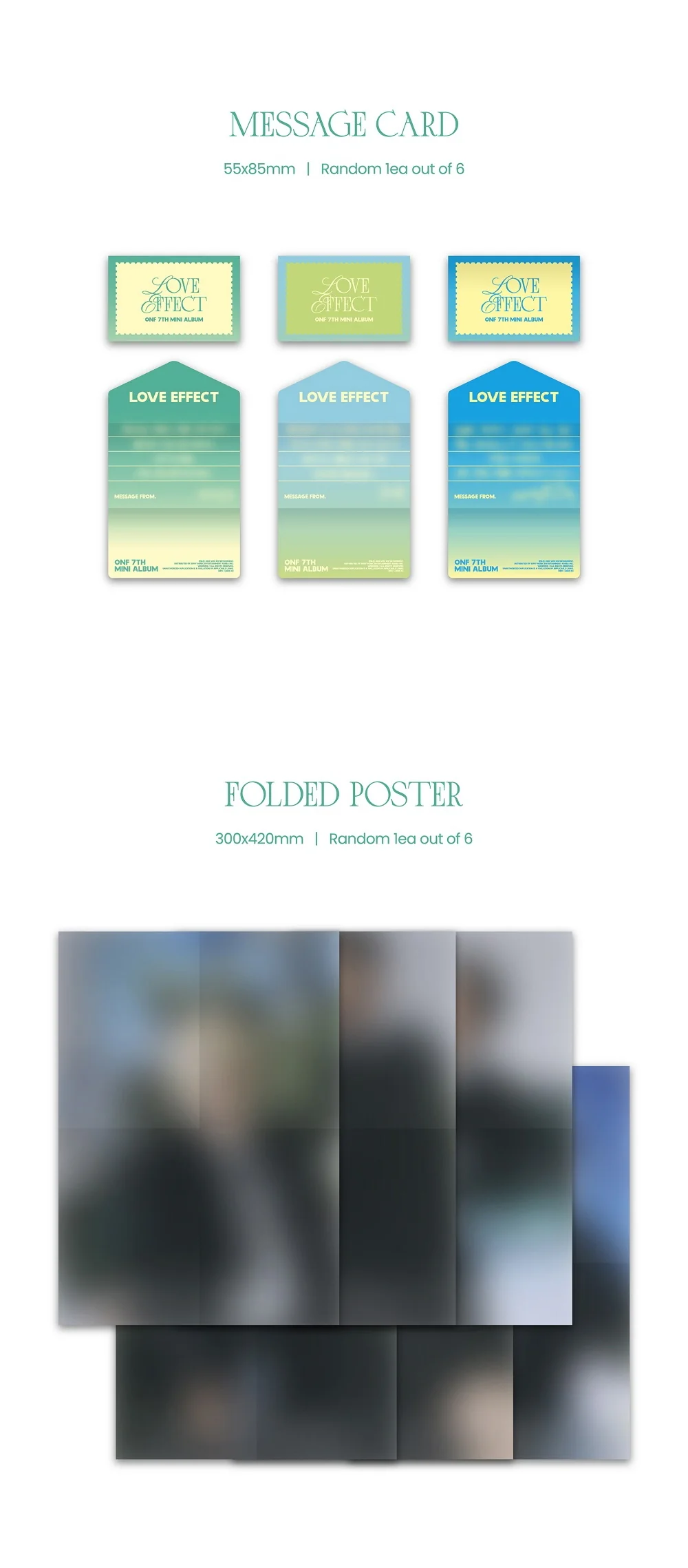 ONF - 7th Mini Album LOVE EFFECT CD+Pre-Order Benefit - Image 6