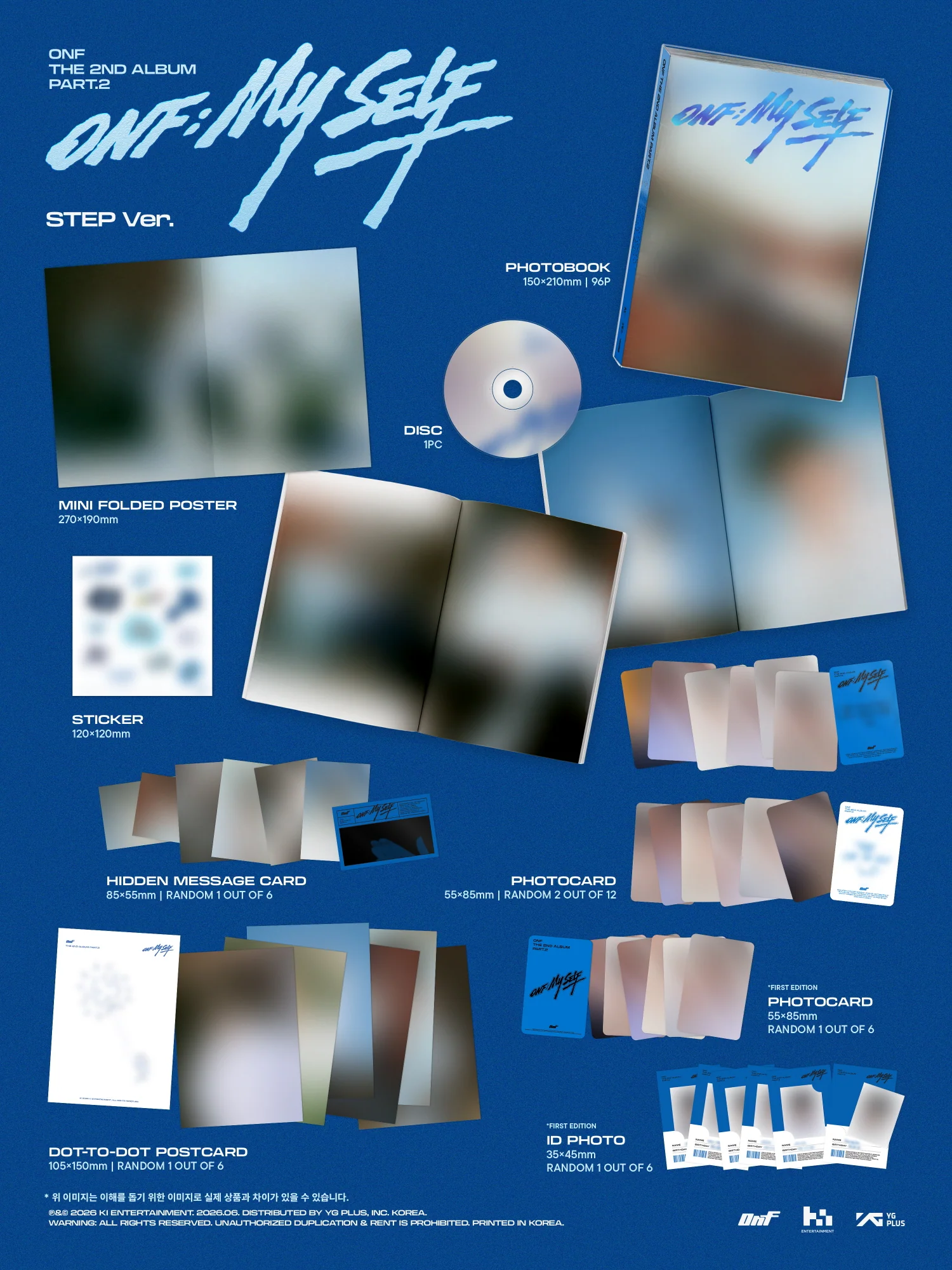 ONF - Vol.2 ONF:MY SELF Photobook version CD - Image 5