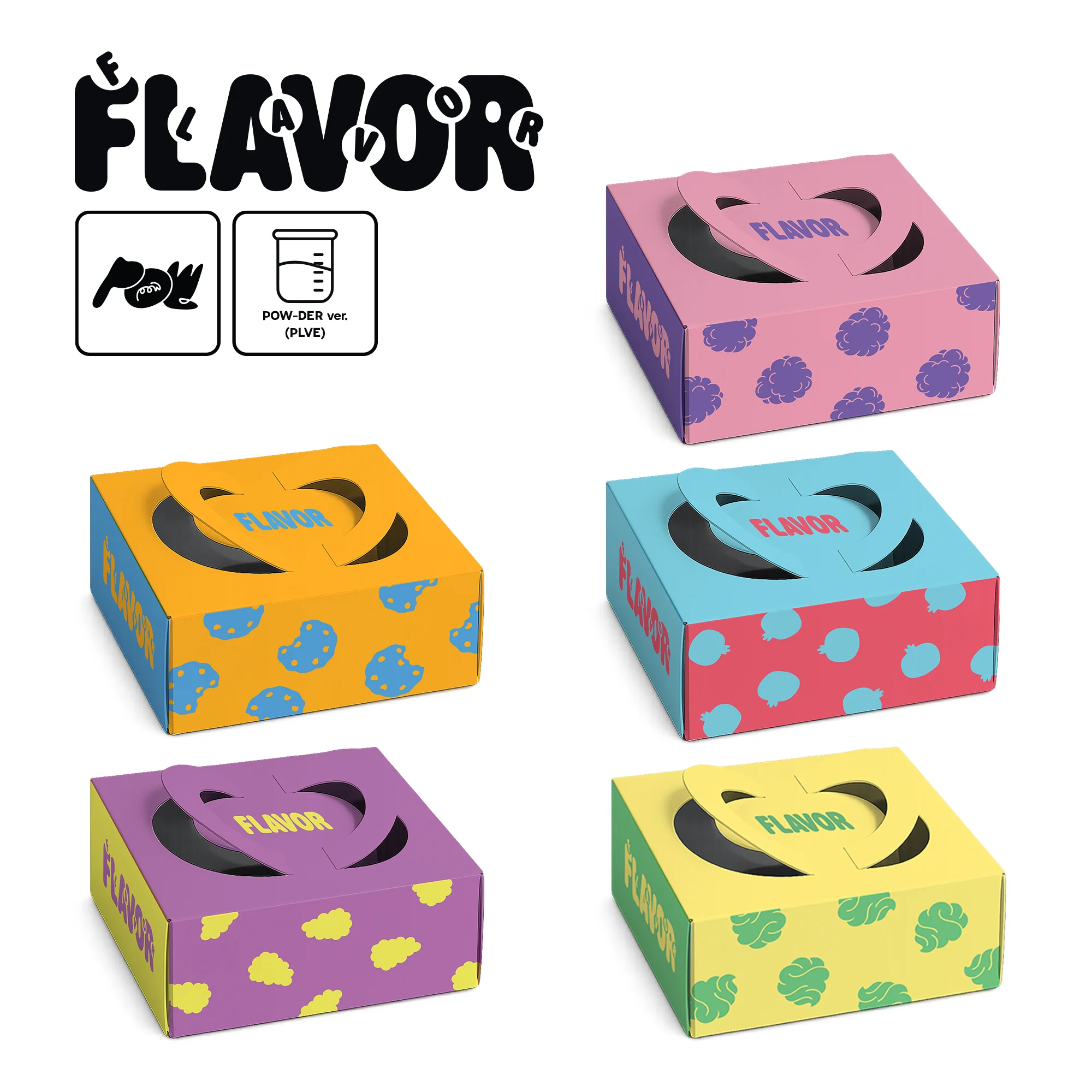 POW - Single Album FLAVOR POW-DER Random Ver.