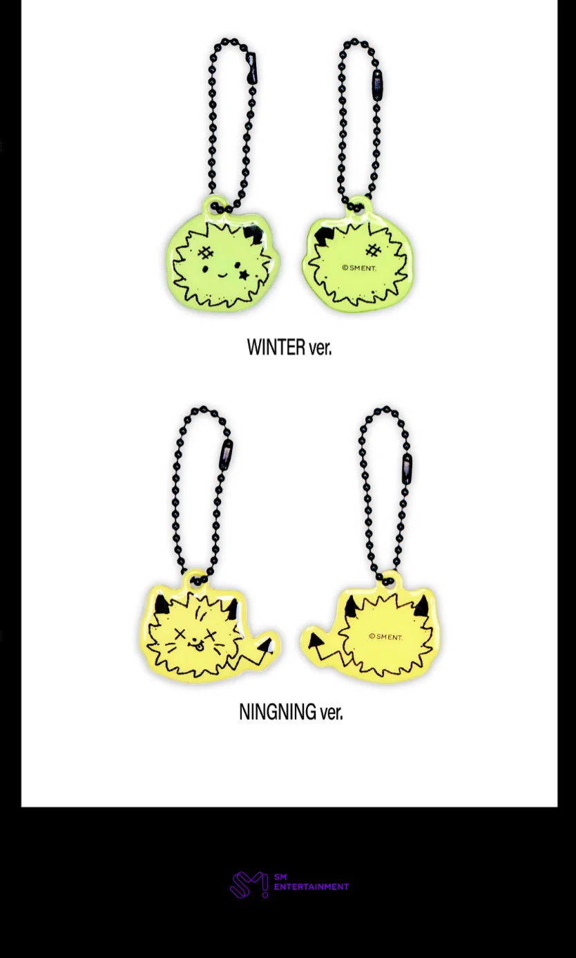 [PRE-ORDER] aespa WEEK Rich Man POP-UP Official MD - RANDOM EPOXY KEYRING - Image 4