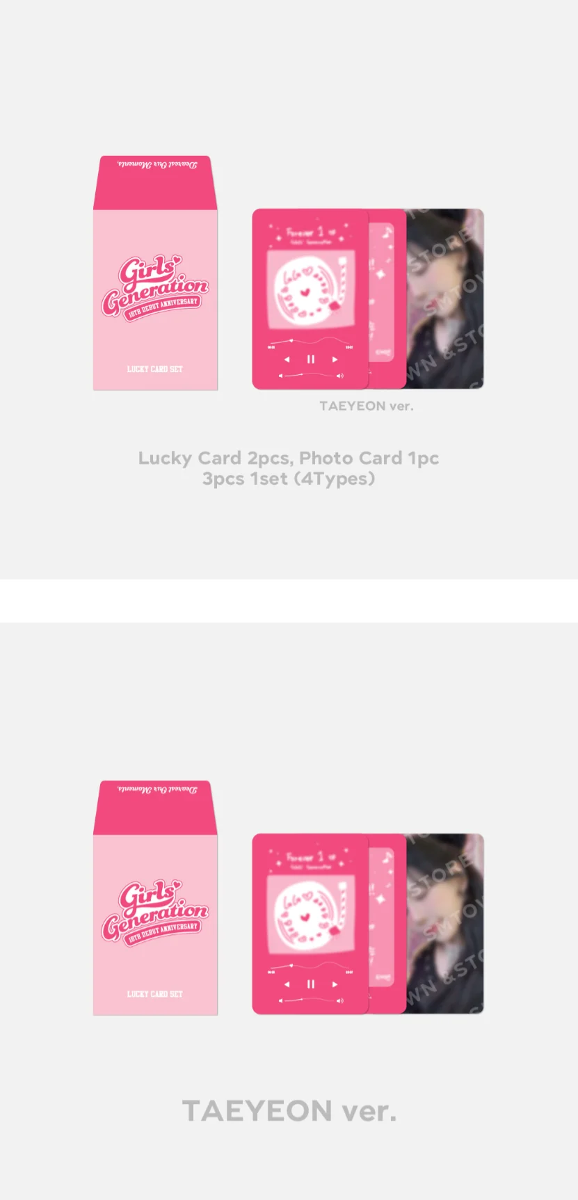 [PRE-ORDER] Girls' Generation SNSD 18TH ANNIVERSARY MD - LUCKY CARD SET - Image 3