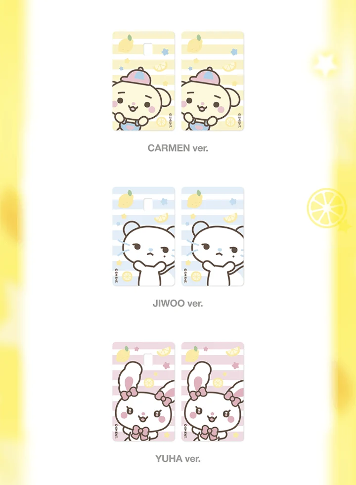 [PRE-ORDER] Hearts2Hearts 2nd Mini Album [LEMON TANG] Official MD - CARD COVER STICKER SET - Image 3
