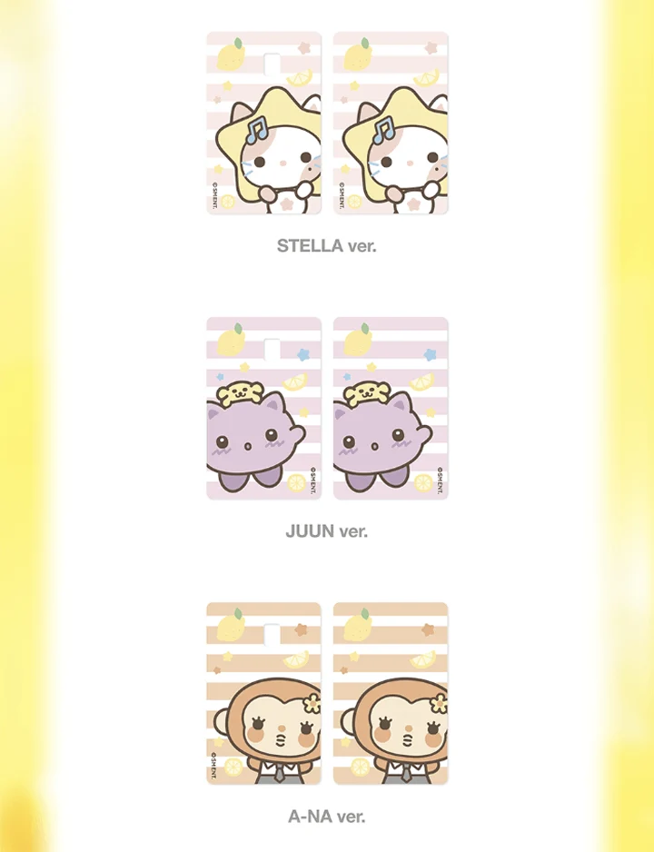 [PRE-ORDER] Hearts2Hearts 2nd Mini Album [LEMON TANG] Official MD - CARD COVER STICKER SET - Image 4