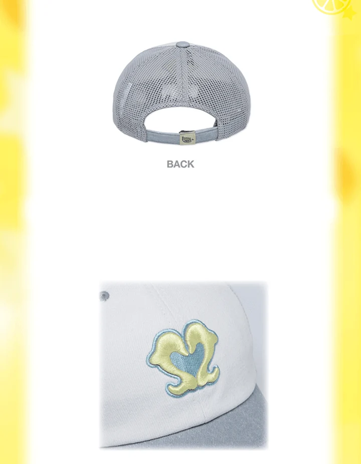 [PRE-ORDER] Hearts2Hearts 2nd Mini Album [LEMON TANG] Official MD - MESH BALL CAP - Image 3
