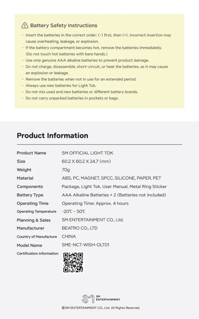 [PRE-ORDER] NCT WISH - OFFICIAL LIGHT TOK - Image 6