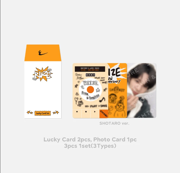 [PRE-ORDER] RIIZE 2ND ANNIVERSARY Official Merch MD - LUCKY CARD SET - Image 4