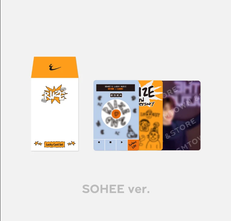 [PRE-ORDER] RIIZE 2ND ANNIVERSARY Official Merch MD - LUCKY CARD SET - Image 9