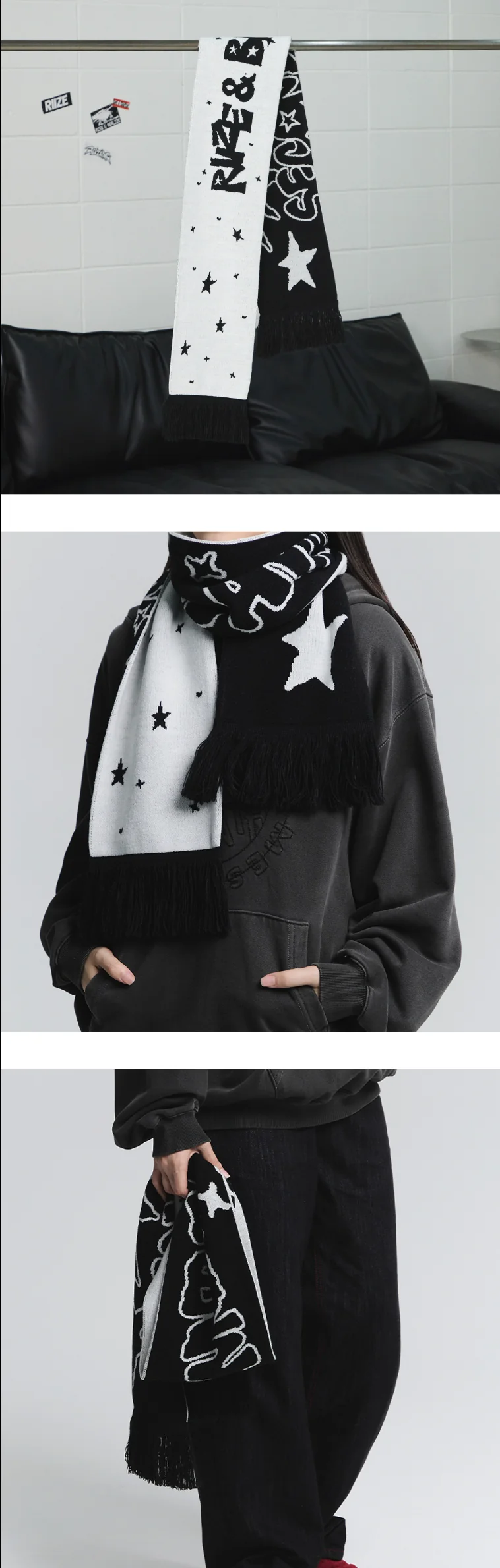 [PRE-ORDER] RIIZE 2ND ANNIVERSARY Official Merch MD - SLOGAN MUFFLER SET - Image 4
