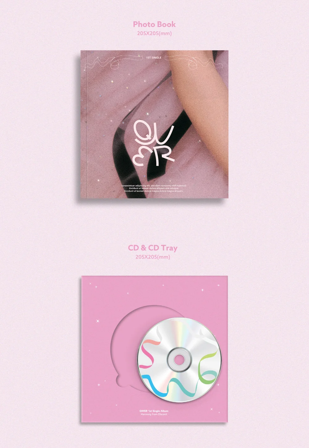 QWER - 1st Single Album Harmony from Discord CD Album - Image 3