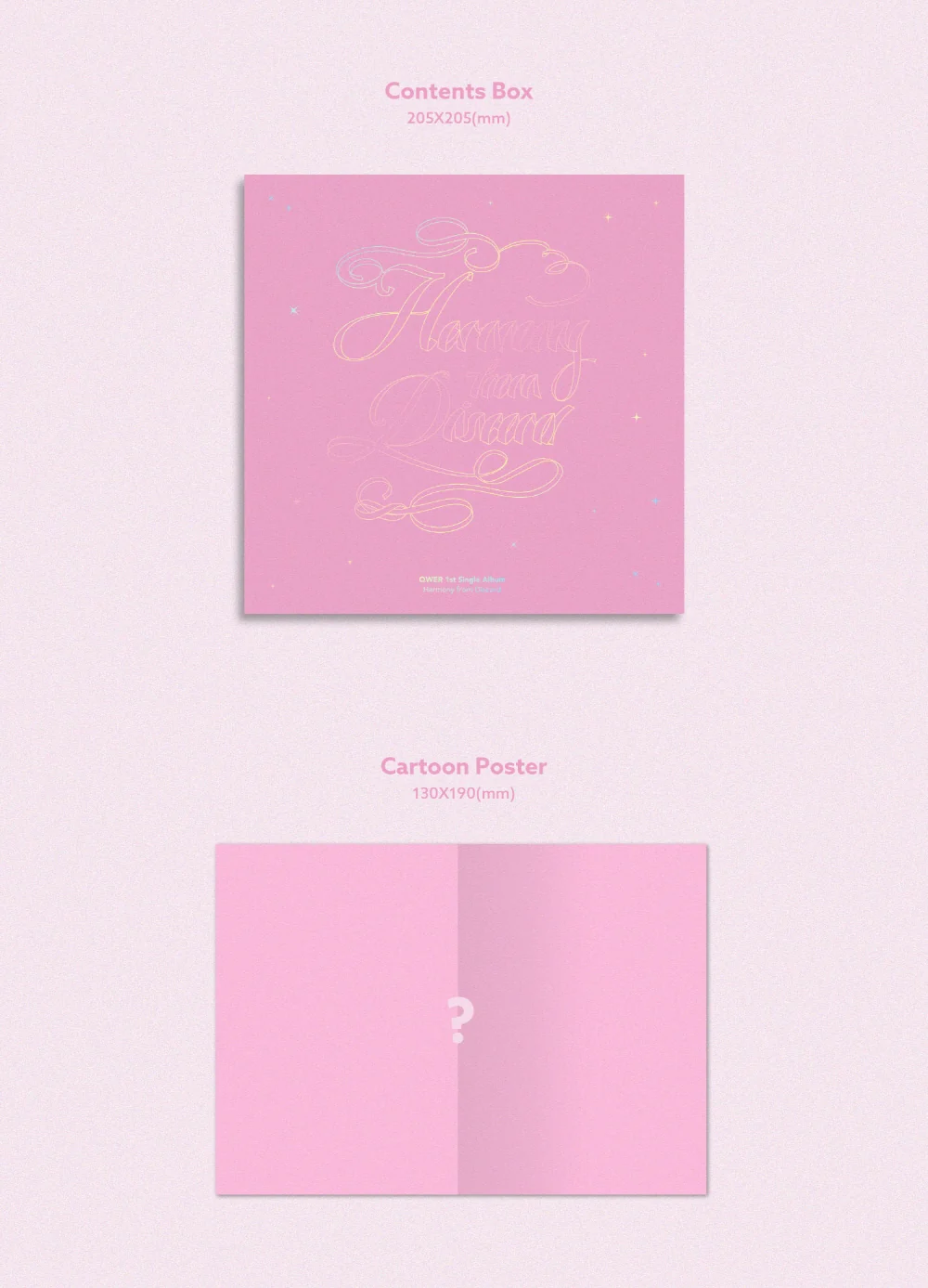 QWER - 1st Single Album Harmony from Discord CD Album - Image 4