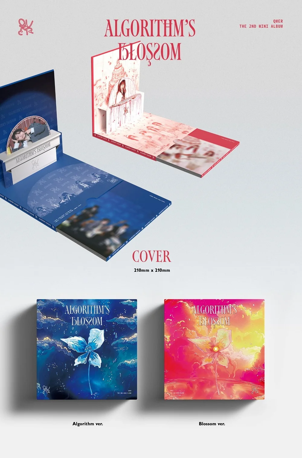 QWER - 2nd Mini Album Algorithm's Blossom CD - Image 2