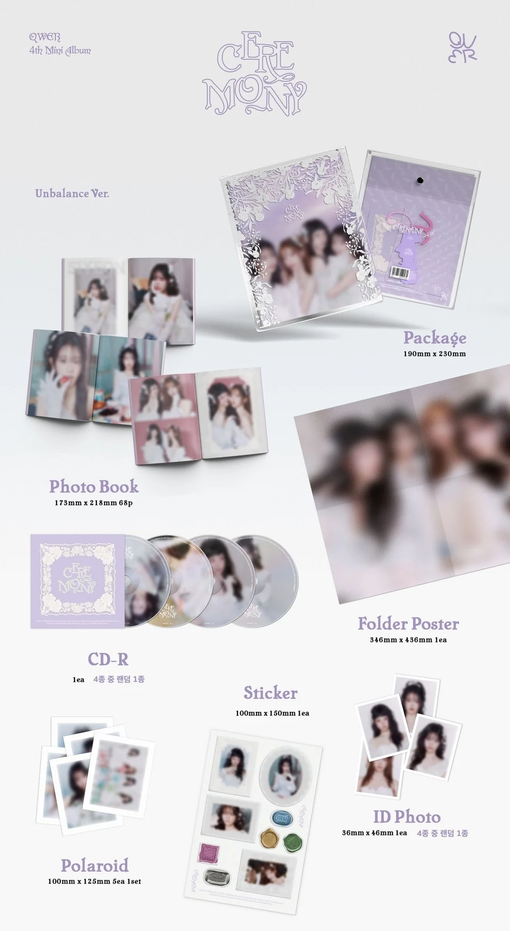 Qwer - 4th Mini Album Ceremony CD - Image 4