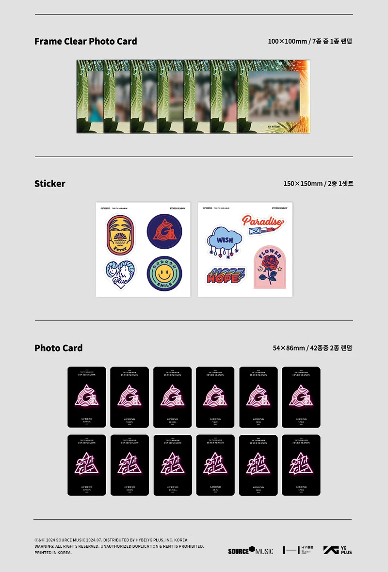 [Reissue] GFRIEND - 7th Mini Album Fever Season CD - Image 4