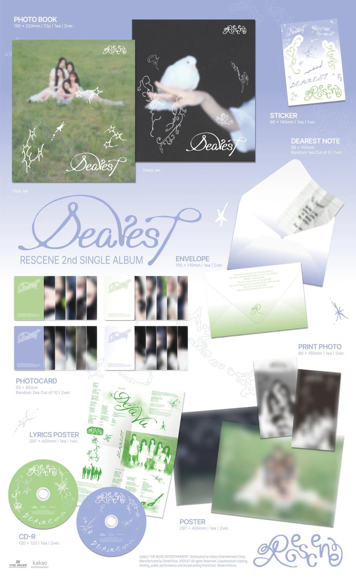 Rescene - 2nd Single Album Dearest CD - Image 2