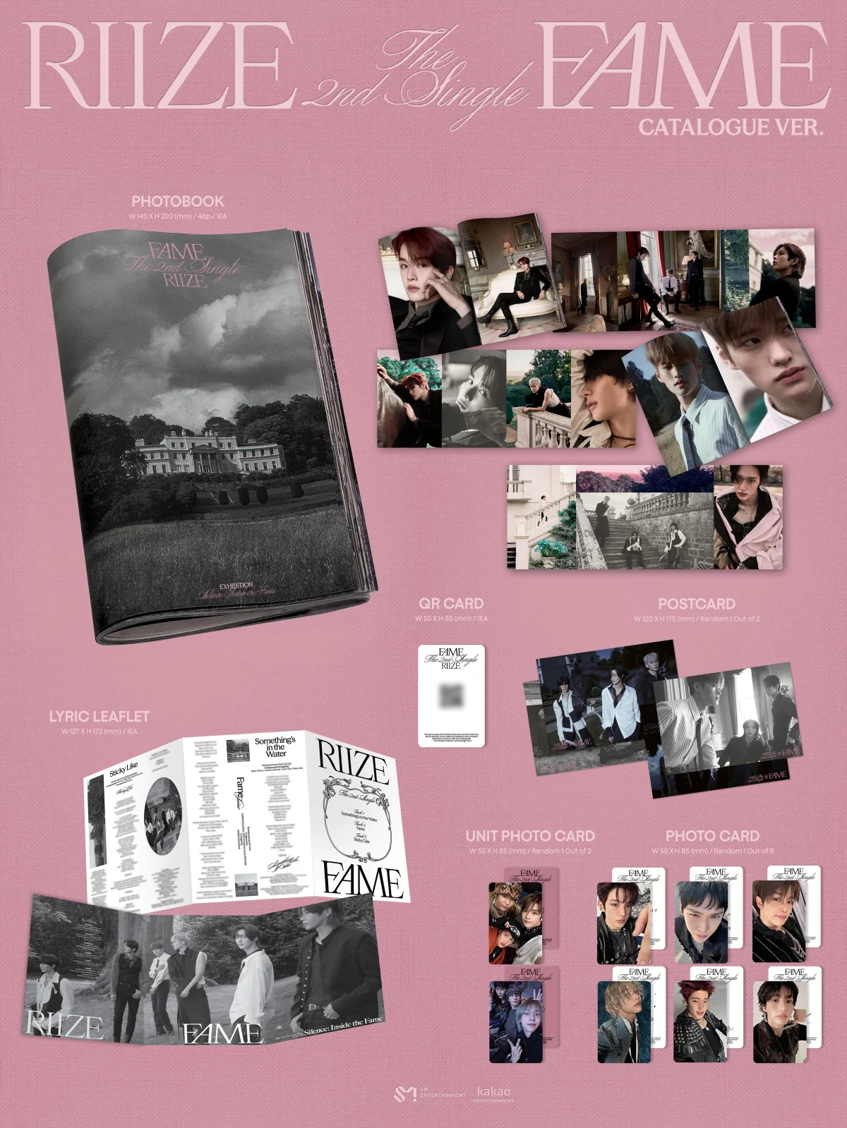 Riize - 2nd Single Album Fame Catalogue version - Image 2