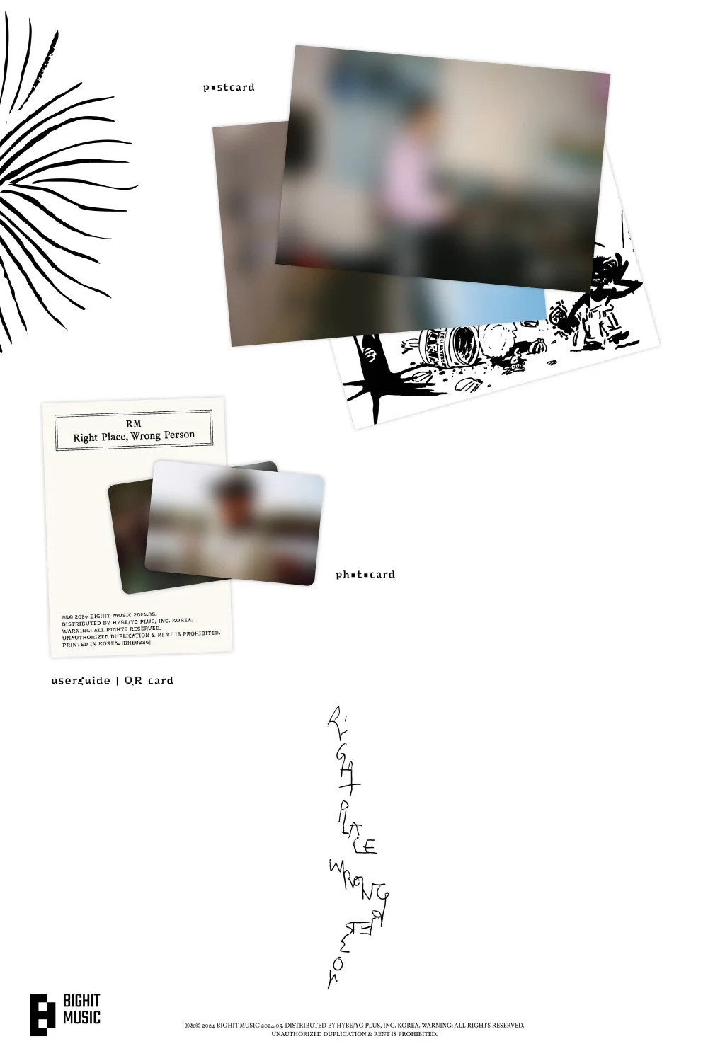 RM BTS - Right Place, Wrong Person [Weverse Albums ver.] - Image 4