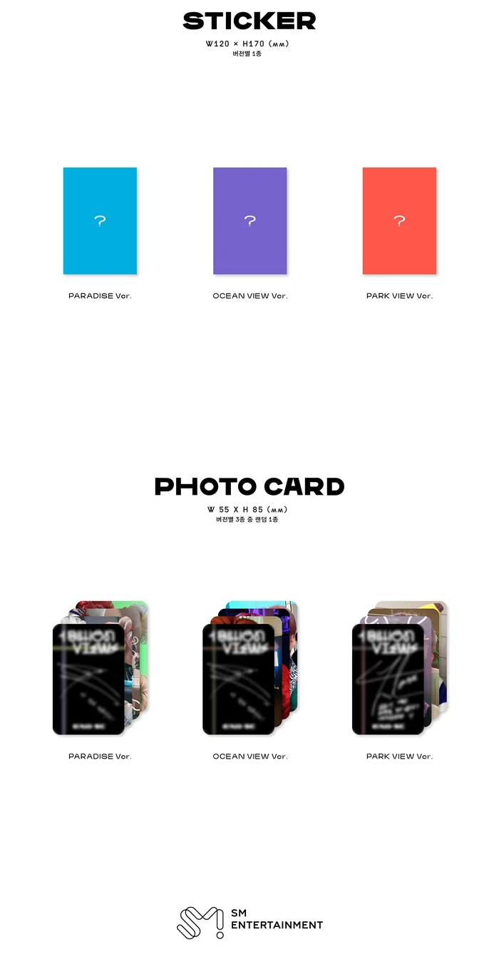 SEHUN&CHANYEOL EXO-SC - 1 Billion Views (Vol.1) Album+Extra Photocards Set - Image 8