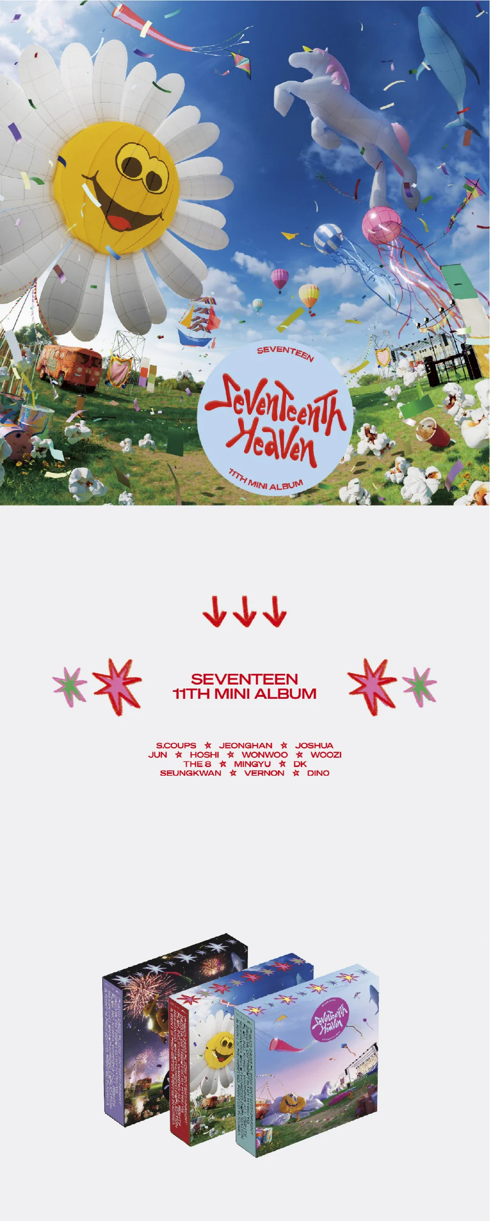 SEVENTEEN - 11th Mini Album SEVENTEENTH HEAVEN - Image 2