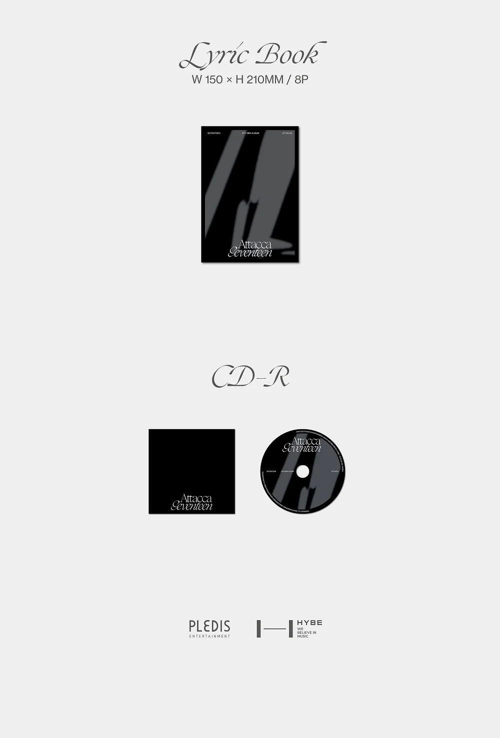 SEVENTEEN - 9th Mini Album Attacca [CARAT ver.] RANDOM ver. +Extra Photocards - Image 7