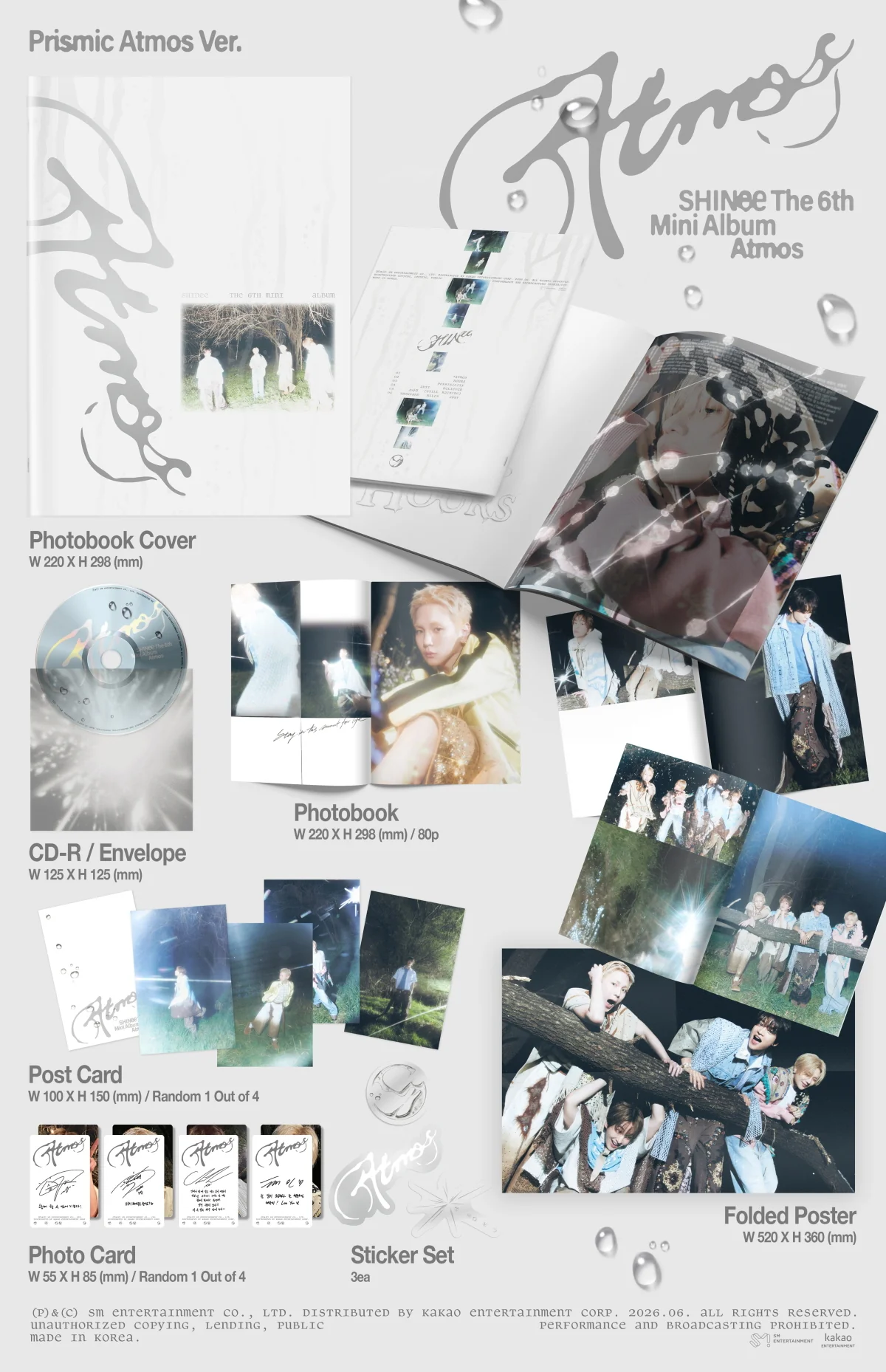 SHINee - 6th Mini Album Atmos PrIsmIc Atmos version CD - Image 2