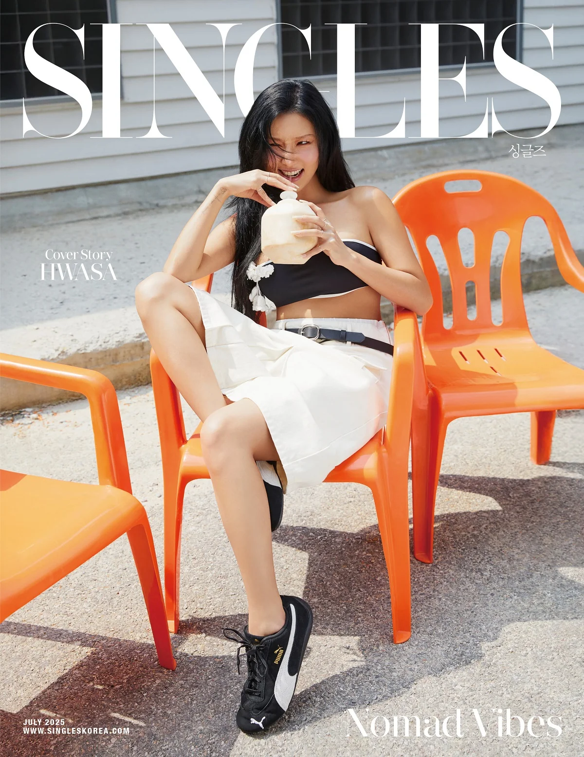 Singles Magazine Korea July 2025 HWASA MAMAMOO - Image 4