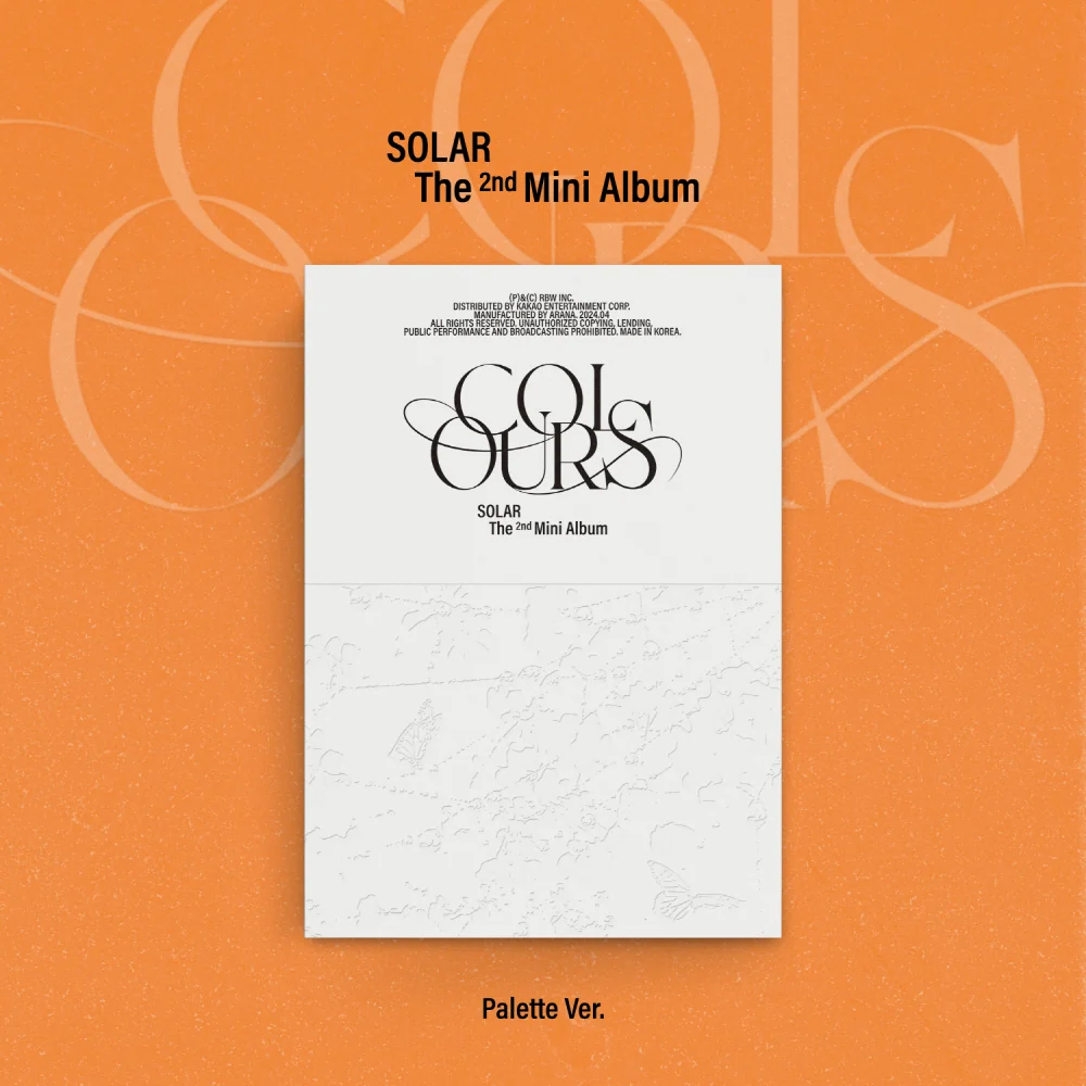 SOLAR MAMAMOO - COLOURS [Palette Ver.] 2nd Mini Album