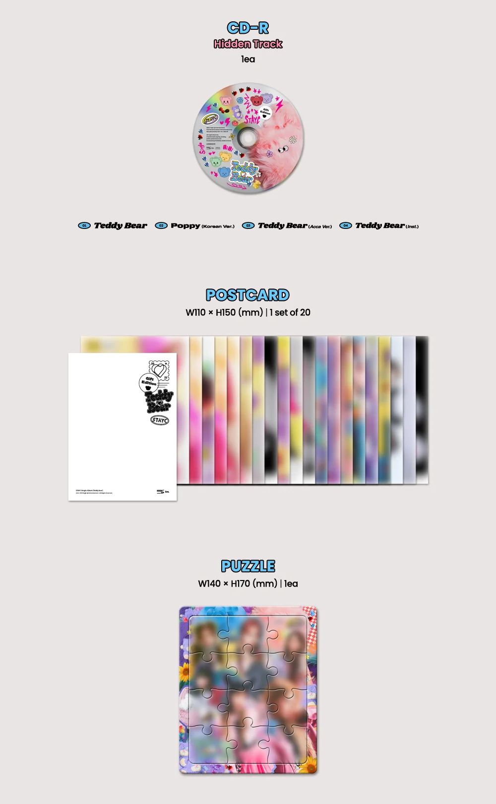 STAYC - Teddy Bear Gift Edition ver. - Image 4