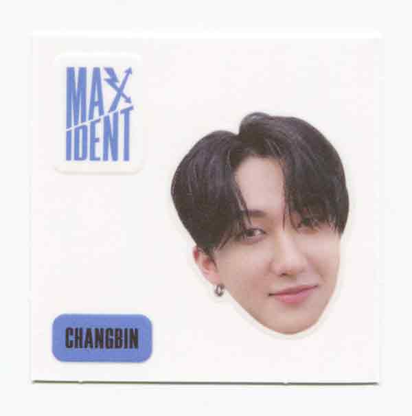 STRAY KIDS - MAXIDENT Album OFFICIAL Face Sticker, 4-Cut Photo - Image 3