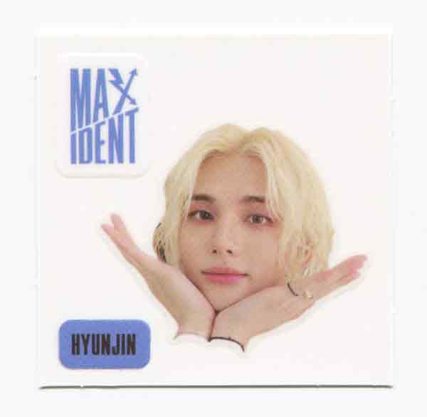 STRAY KIDS - MAXIDENT Album OFFICIAL Face Sticker, 4-Cut Photo - Image 6