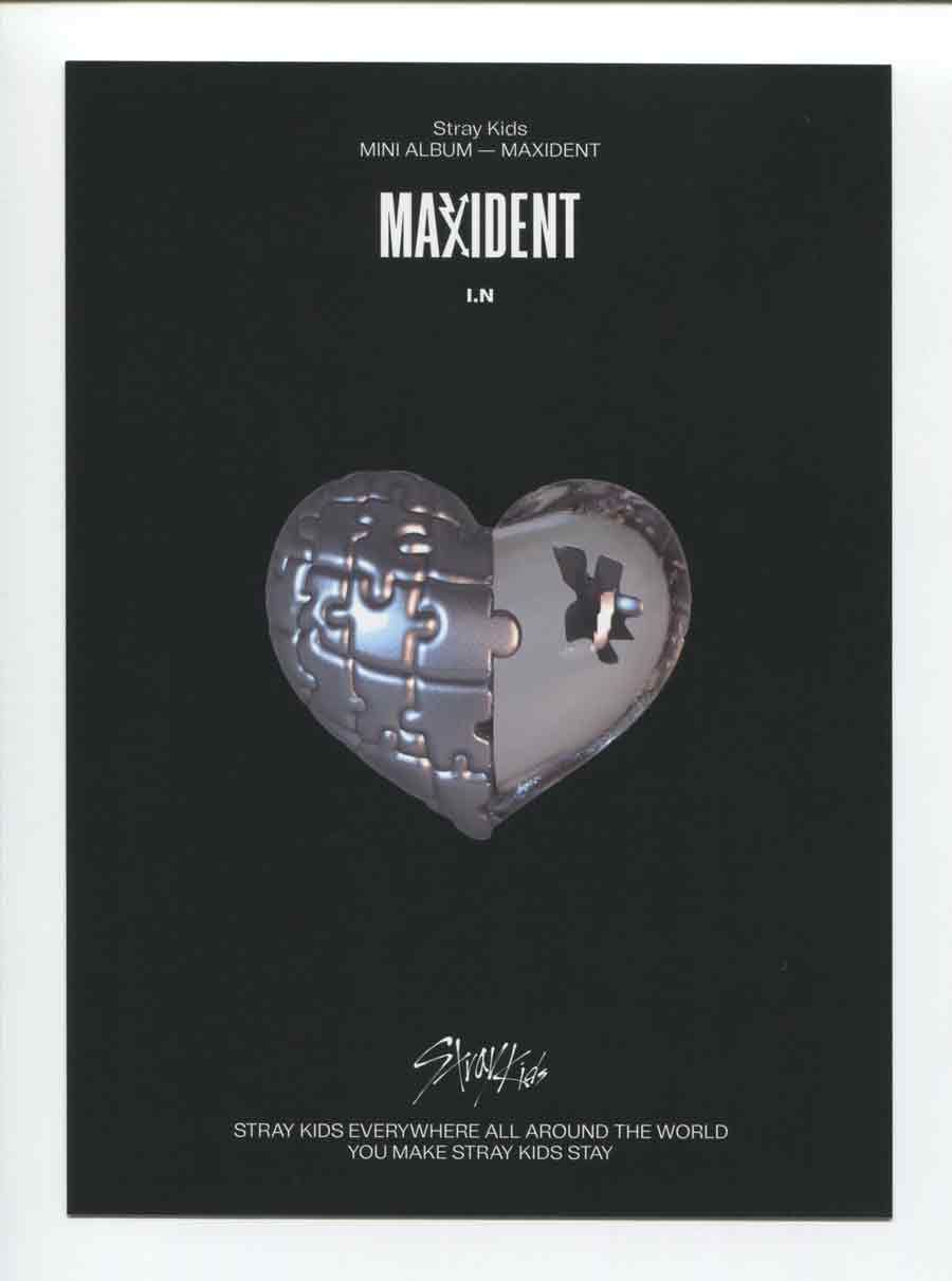 STRAY KIDS - MAXIDENT Album OFFICIAL Mini Poster - Image 14