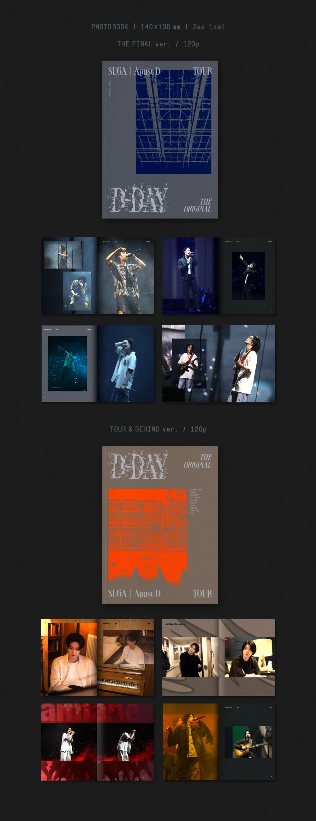 SUGA Agust D - TOUR D-DAY The Original DC+POSTER SET / EXPRESS SHIP - Image 4