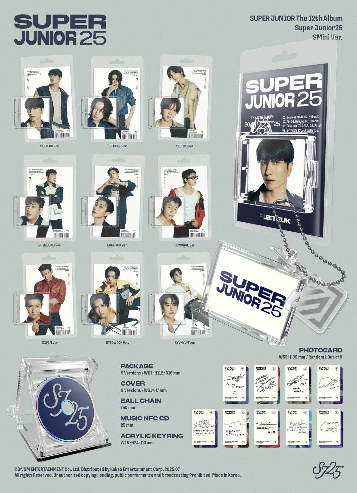 SUPER JUNIOR - Super Junior25 [SMini Ver.] Smart Album - Image 2