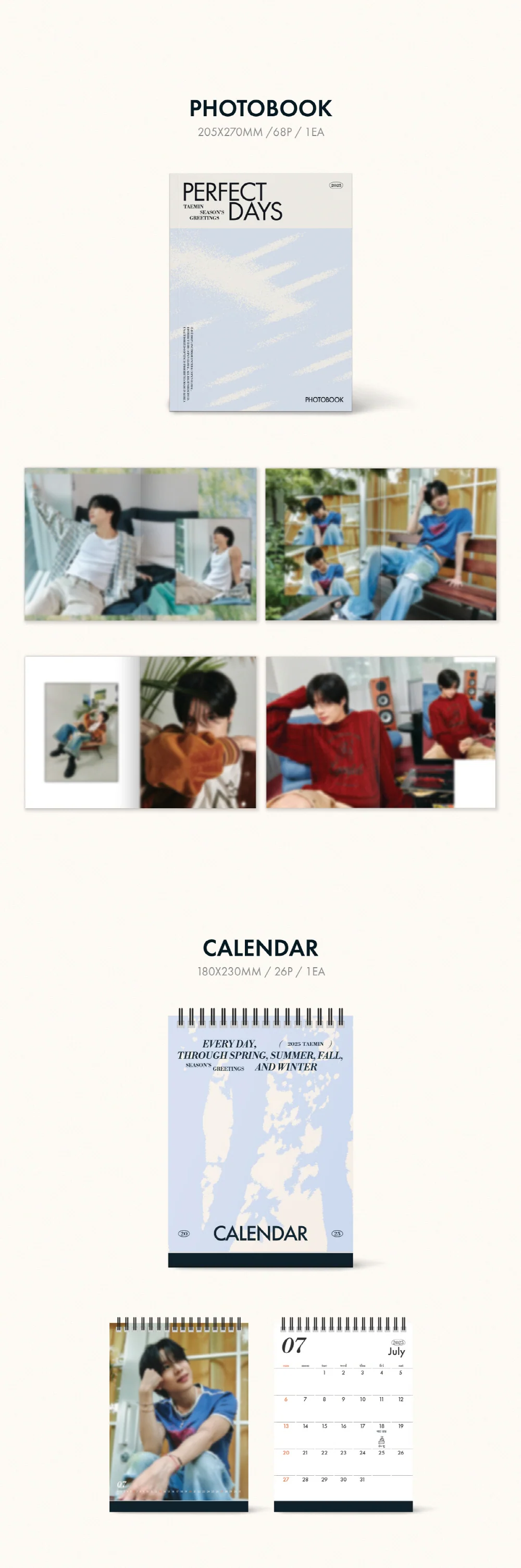 TAEMIN 2025 SEASON'S GREETINGS [Perfect Days] + Pre-order Gift - Image 3