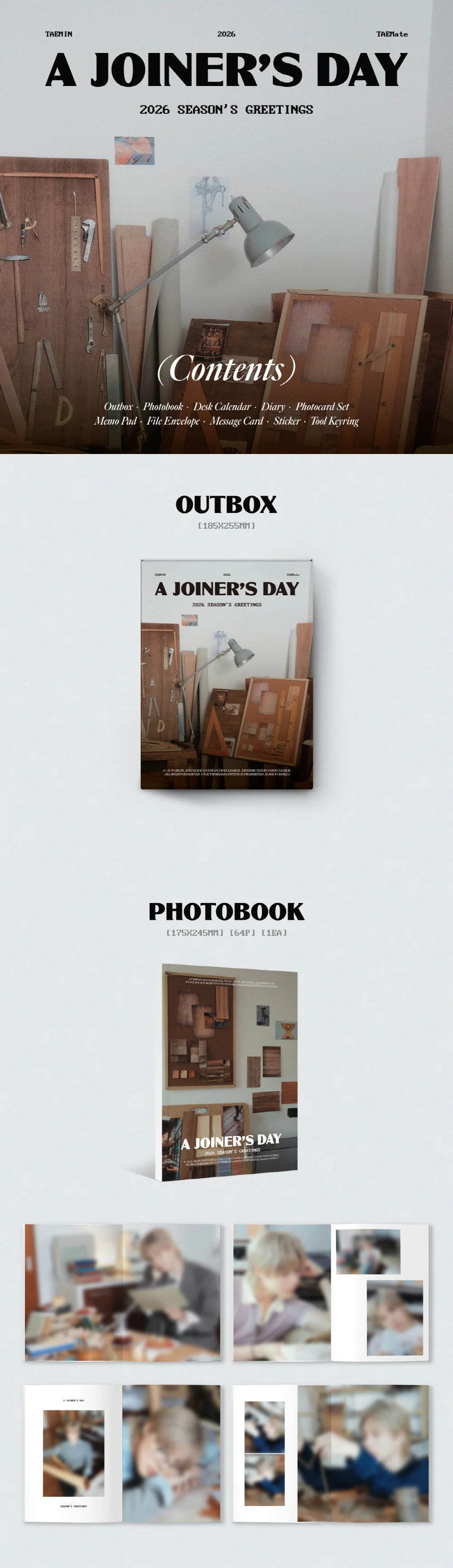 TAEMIN 2026 Season's Greetings [A JOINER’S DAY] + Pre-Order Gift - Image 2