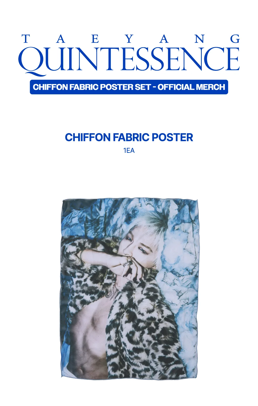 TAEYANG QUINTESSENCE Official Merch - CHIFFON FABRIC POSTER SET - Image 2