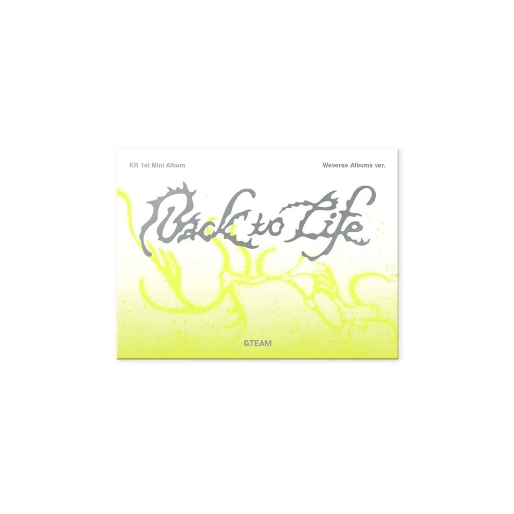 &Team KR - 1st Mini Album Back to Life Photocard Box Weverse Albums version