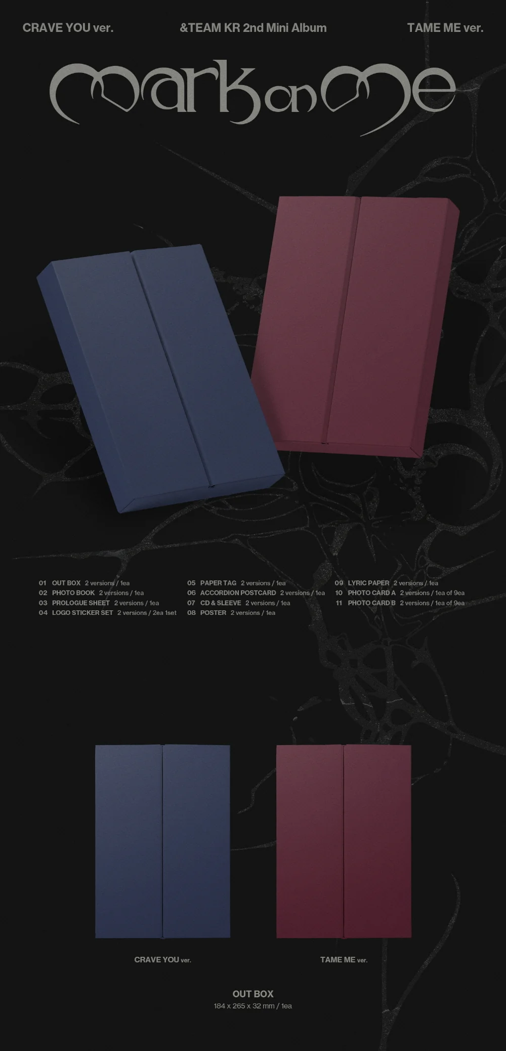 &TEAM - KR 2nd Mini Album Mark on Me - Image 2