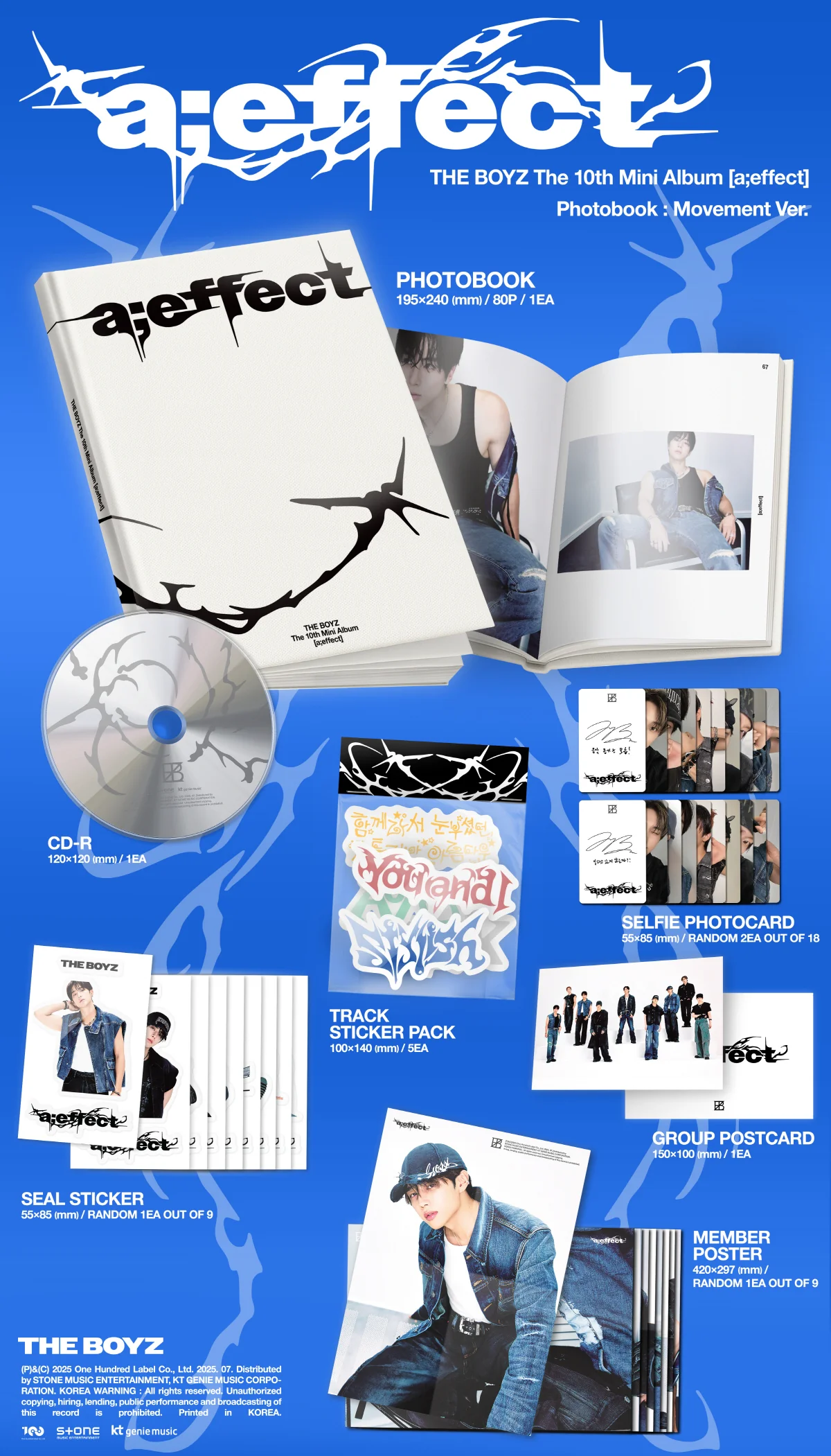 The Boyz - 10th Mini Album a;effect CD - Image 2
