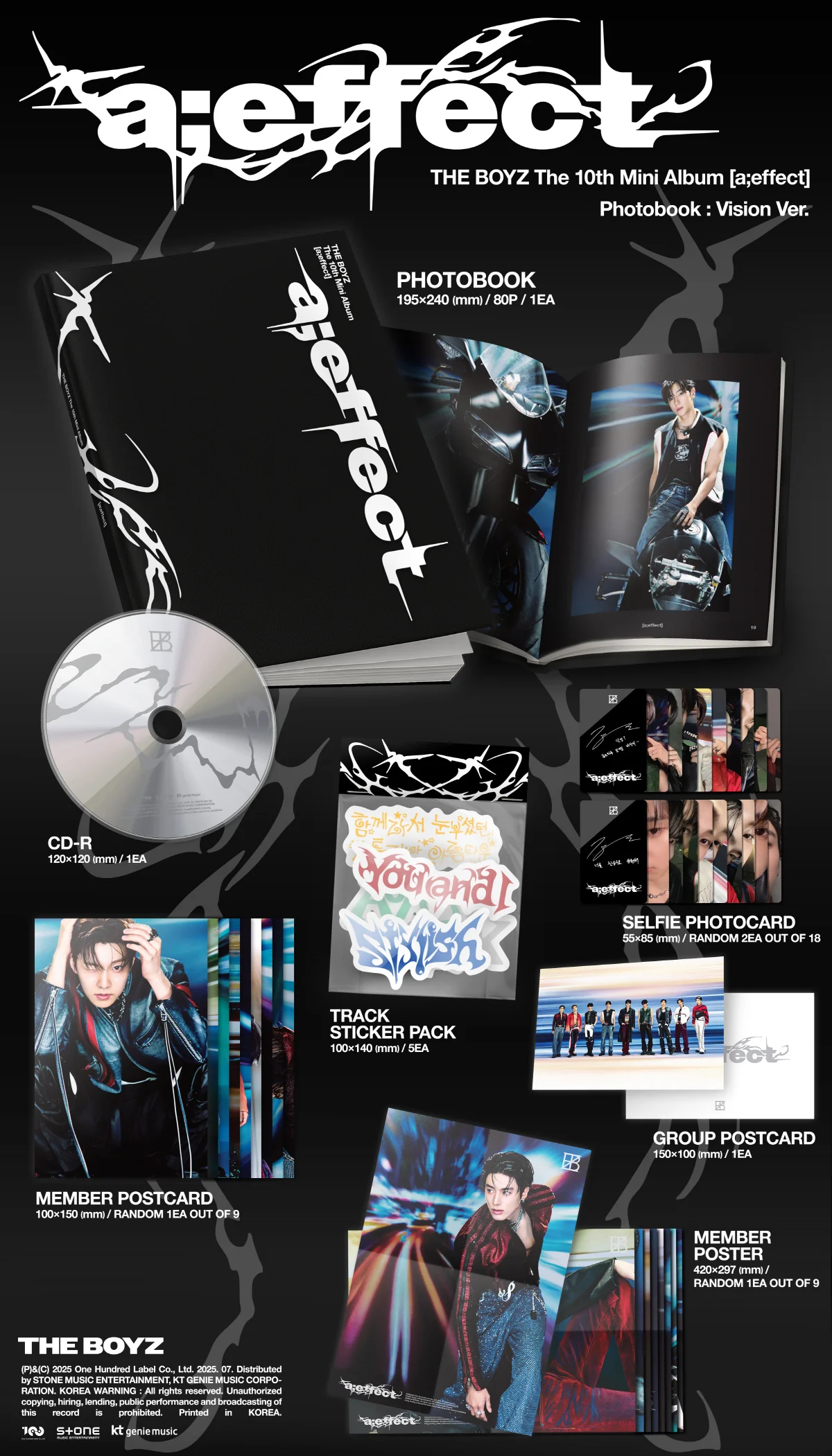 The Boyz - 10th Mini Album a;effect CD - Image 3