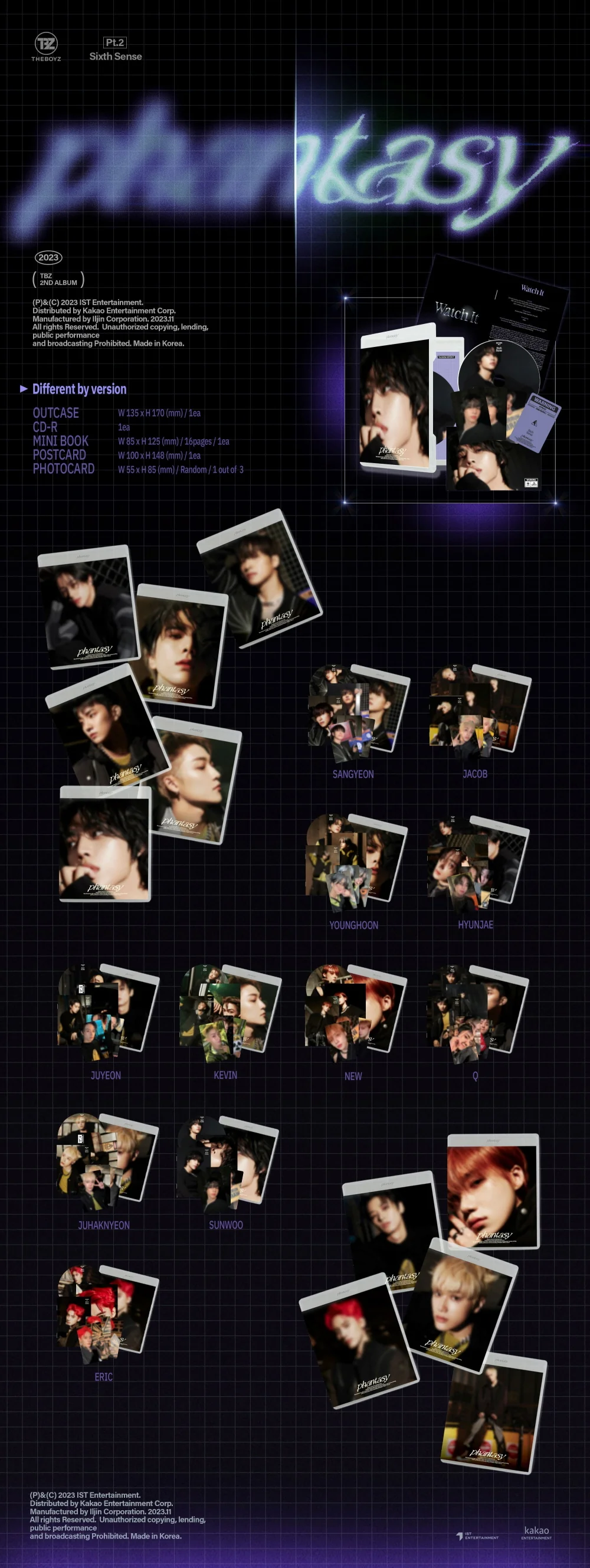 THE BOYZ - Vol.2 PHANTASY Part.2 Sixth Sense DVD version CD - Image 2