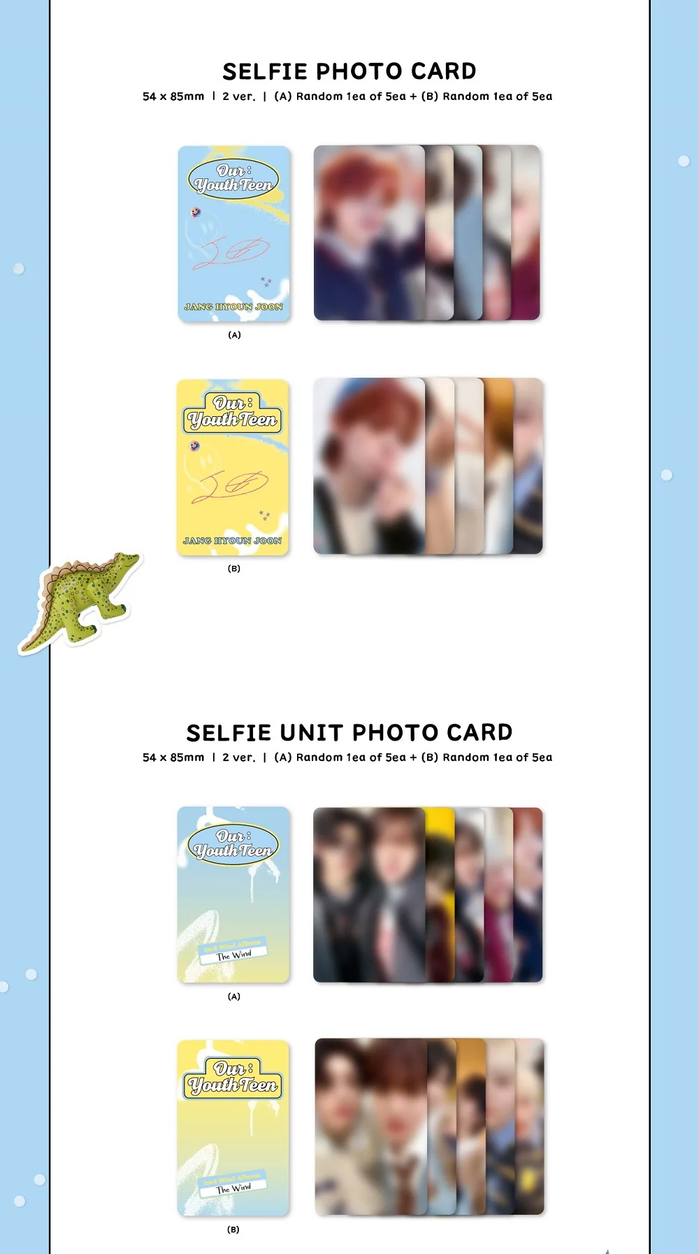 THE WIND - 2nd Mini Album Our : YouthTeen Platform version - Image 3