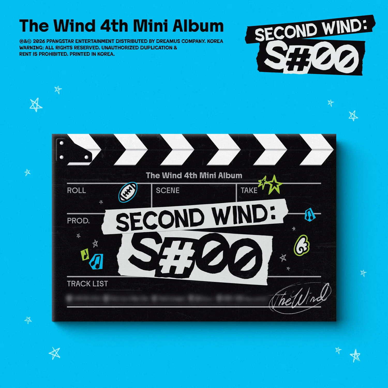 The Wind - 4th Mini Album Second Wind: S#00 Photobook Ver. CD