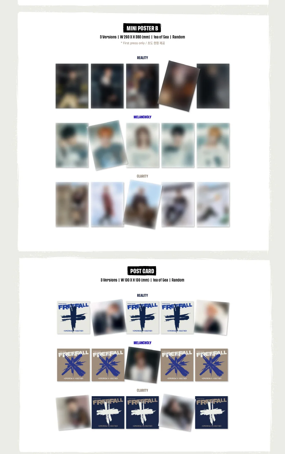 TOMORROW X TOGETHER TXT - THE NAME CHAPTER : FREEFALL Album - Image 5