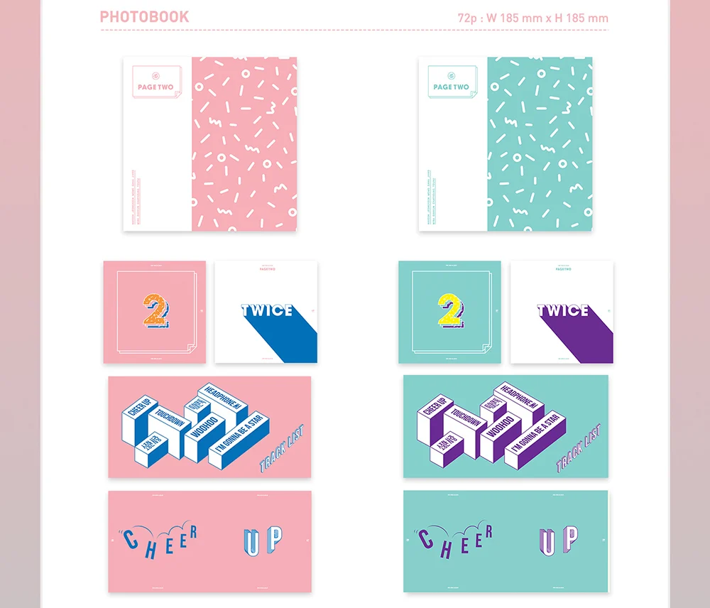 TWICE - PAGE TWO (2nd Mini Album) Album+Extra Photocards Set - Image 3