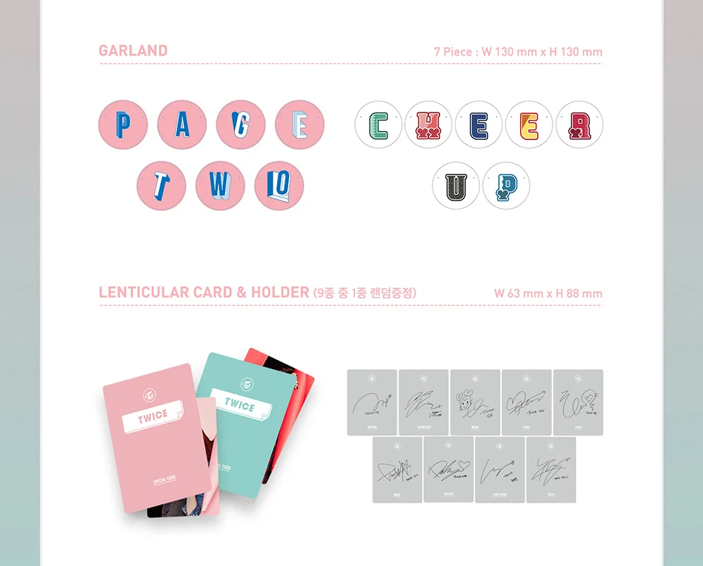 TWICE - PAGE TWO (2nd Mini Album) Album+Extra Photocards Set - Image 4