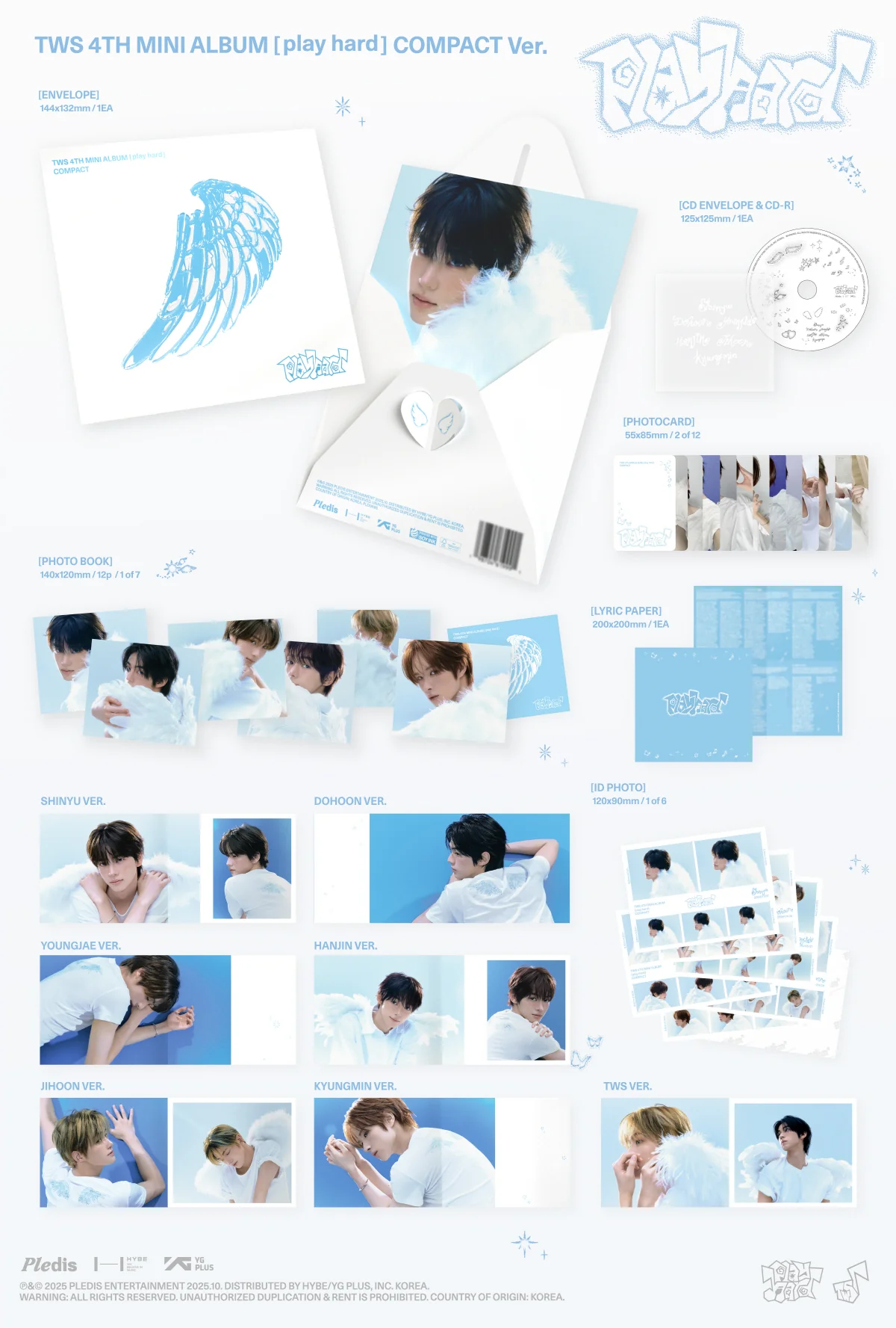 TWS - 4th Mini Album play hard [COMPACT Ver.] - Image 2