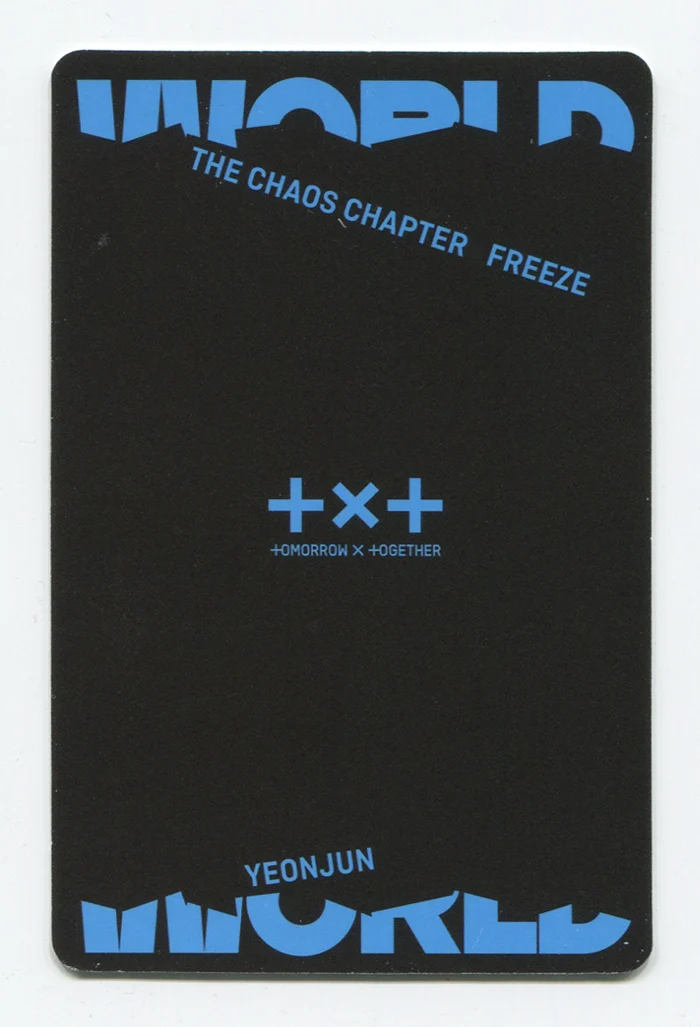 TXT - THE CHAOS CHAPTER : FREEZE OFFICIAL Wrold ver. PHOTOCARD - Image 10