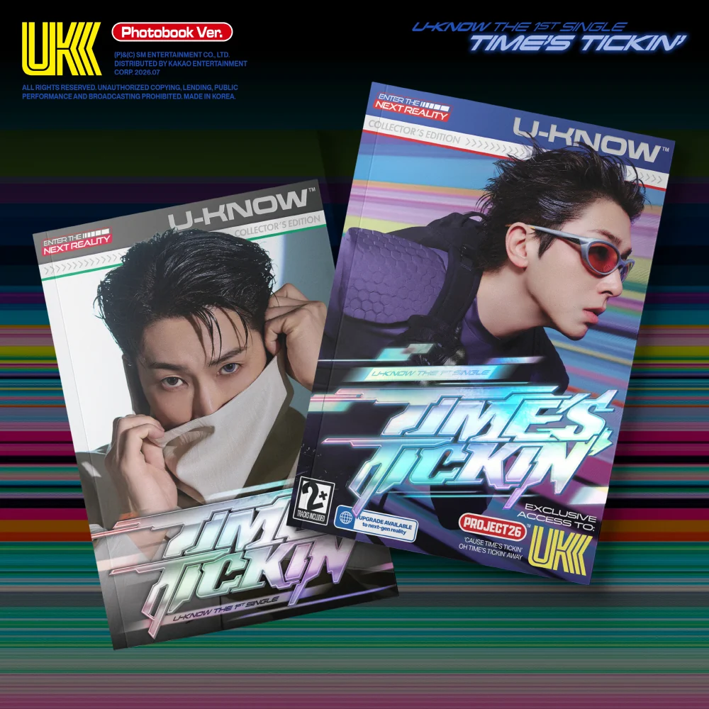 U-Know Yunho - 1st Single Album Time's Tickin' Photobook Ver. CD